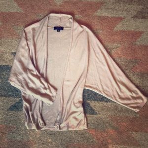 Premise Cropped, Draped-Front Cardigan | Size XS